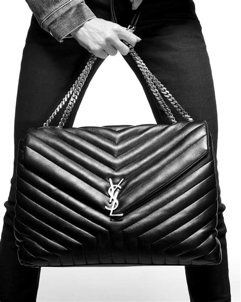 ysl large lou lou bag|loulou quilted leather shoulder bag.